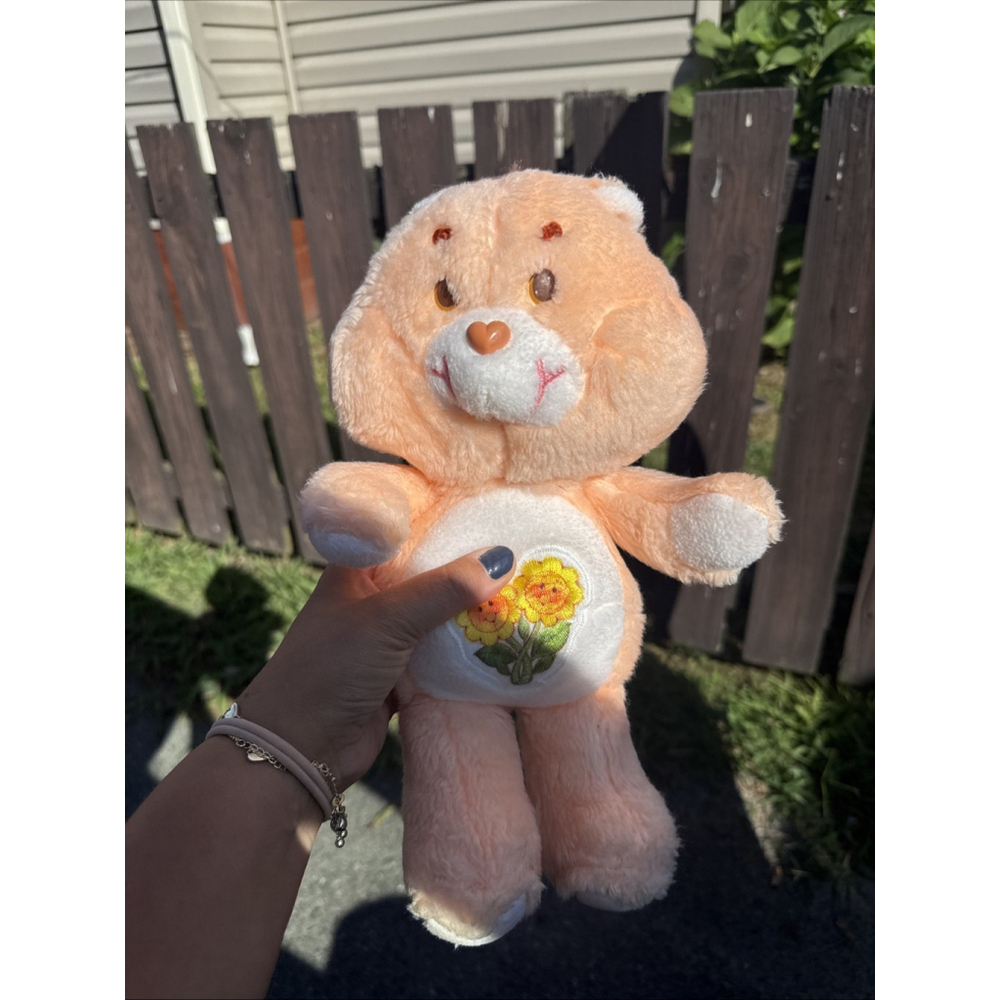 Vintage Kenner 1983 Care Bears 13" FRIEND Bear Plush Orange Bear